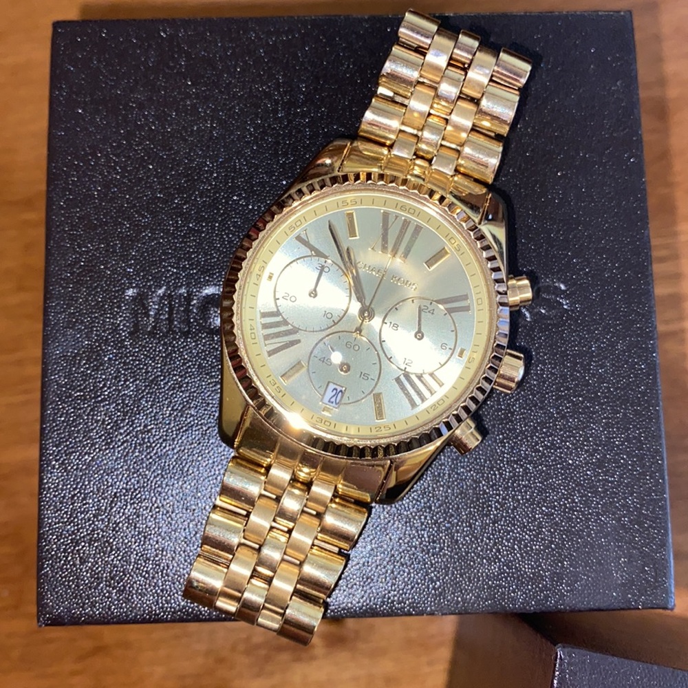 Michael Kors gold watch